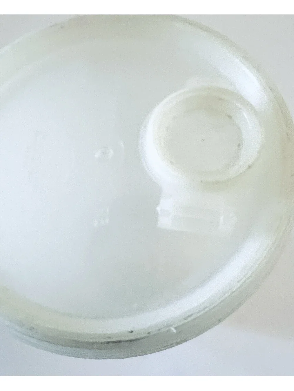 VTG Tupperware Handolier Container 321-1 White Canister w/ Seal #222